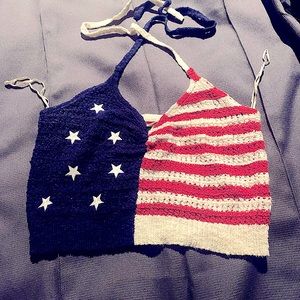 American Eagle knitted holster top